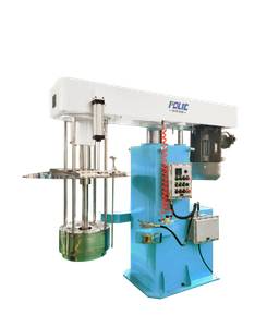 PZM Series Submersible Basket Mill for ink, paint and coatings wet grinding - front view - side view